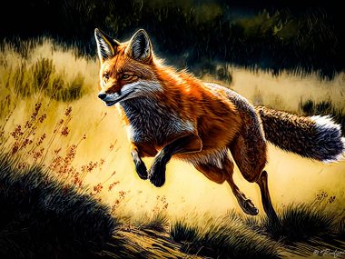 Red Tailed Fox 2023